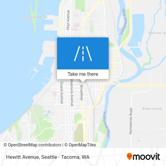 Hewitt Avenue map
