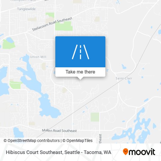 Mapa de Hibiscus Court Southeast