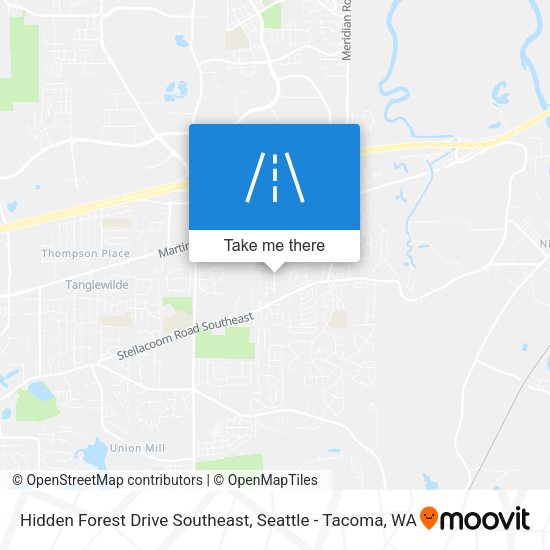 Mapa de Hidden Forest Drive Southeast