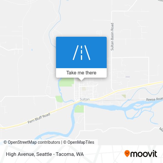 High Avenue map