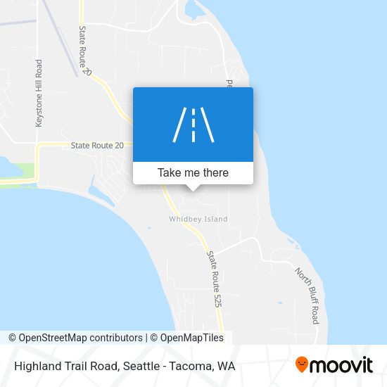 Highland Trail Road map
