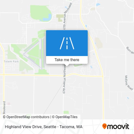 Highland View Drive map