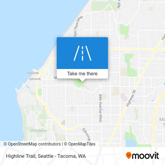 Highline Trail map