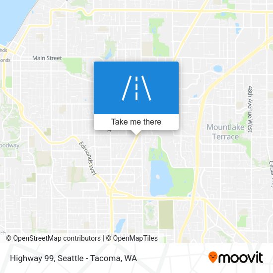 Mapa de Highway 99