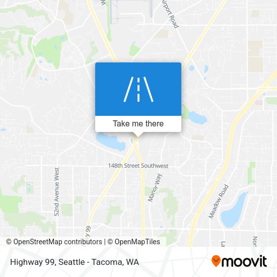 Highway 99 map
