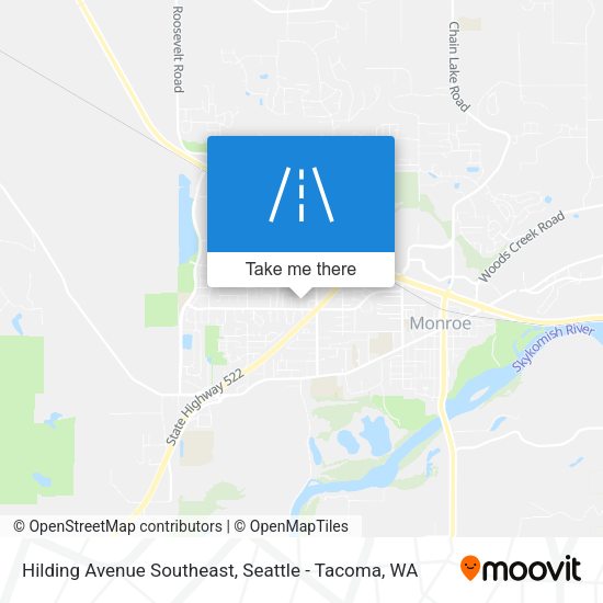 Hilding Avenue Southeast map