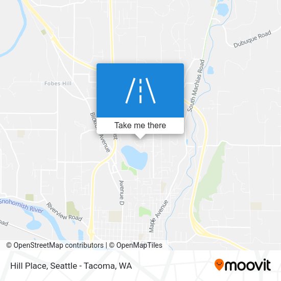 Hill Place map