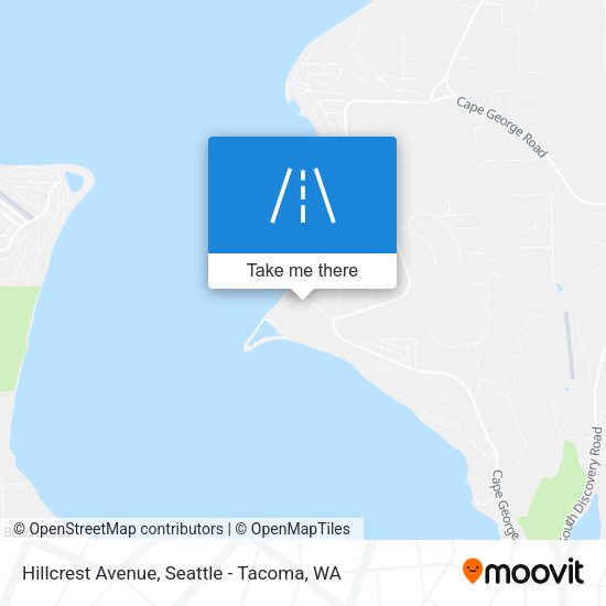 Hillcrest Avenue map