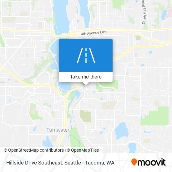 Hillside Drive Southeast map