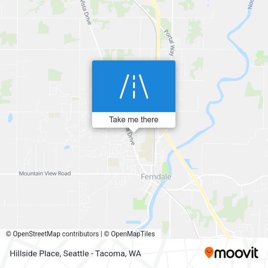 Mapa de Hillside Place