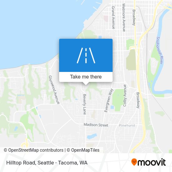 Hilltop Road map