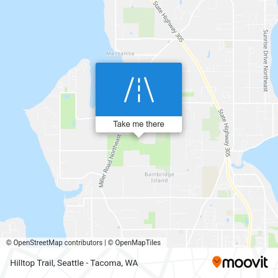 Mapa de Hilltop Trail