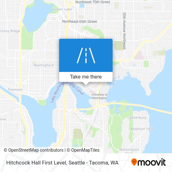 Hitchcock Hall First Level map