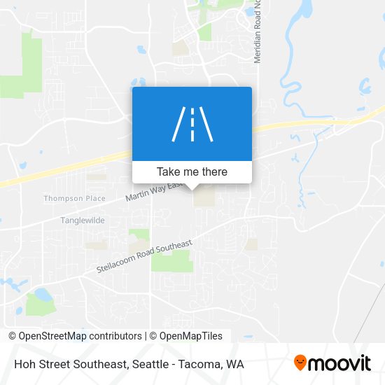 Hoh Street Southeast map