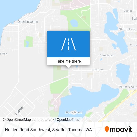 Mapa de Holden Road Southwest