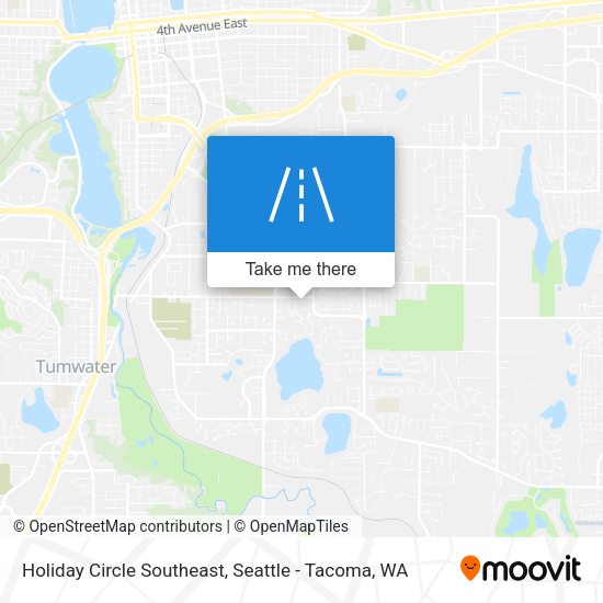 Holiday Circle Southeast map