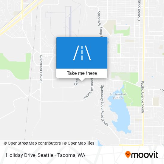 Holiday Drive map