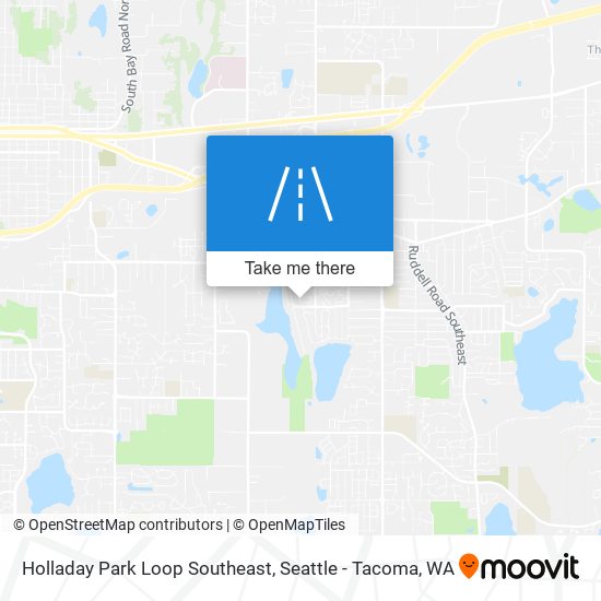 Holladay Park Loop Southeast map