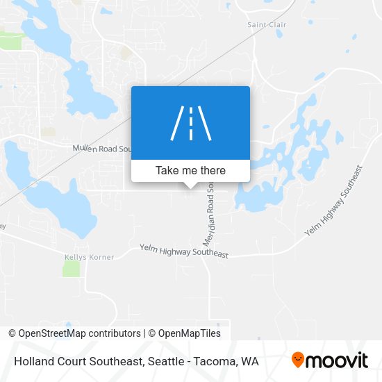Mapa de Holland Court Southeast
