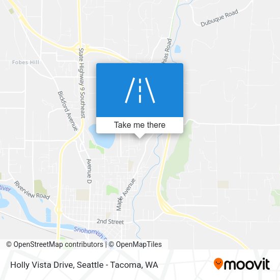 Holly Vista Drive map