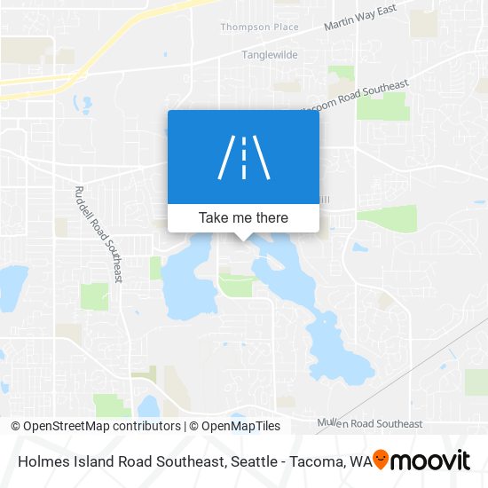 Holmes Island Road Southeast map