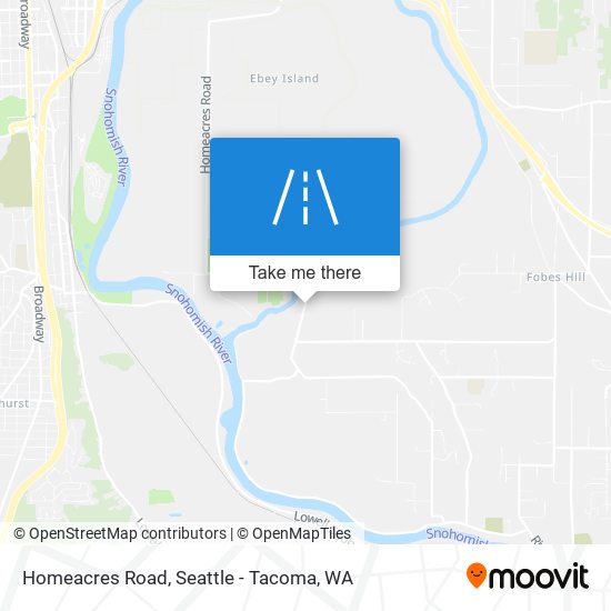 Homeacres Road map