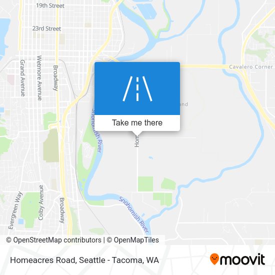 Mapa de Homeacres Road