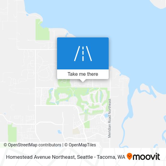Homestead Avenue Northeast map