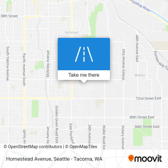 Mapa de Homestead Avenue