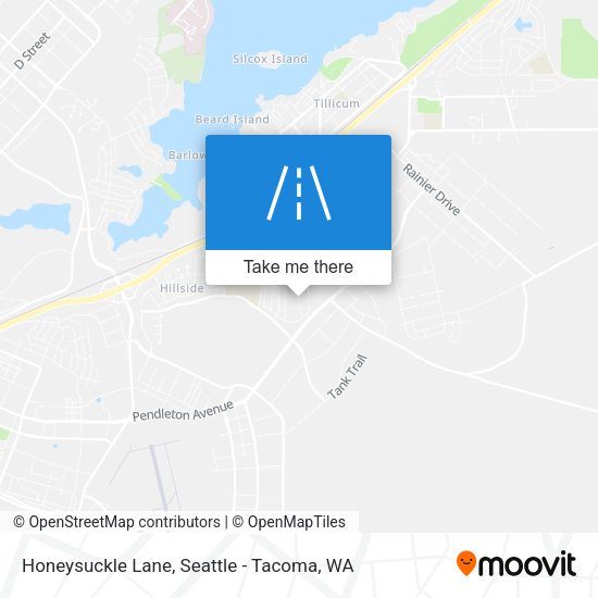 Honeysuckle Lane map