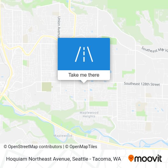 Mapa de Hoquiam Northeast Avenue