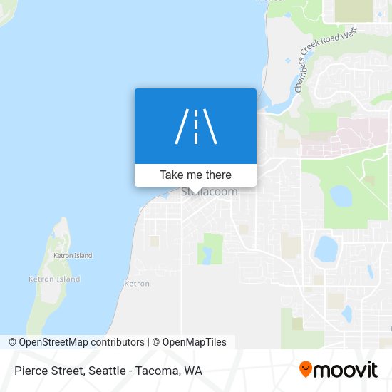 Pierce Street map