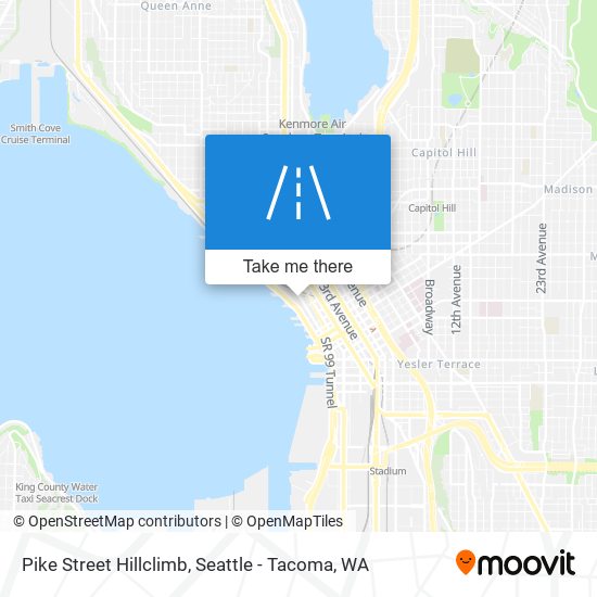 Mapa de Pike Street Hillclimb