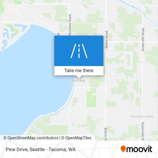 Mapa de Pine Drive
