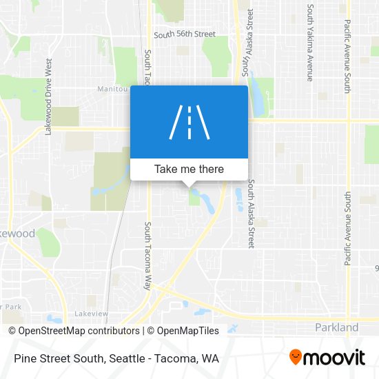 Mapa de Pine Street South