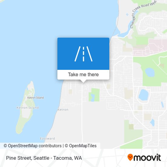 Mapa de Pine Street