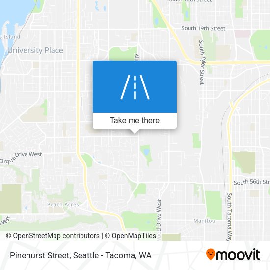 Pinehurst Street map