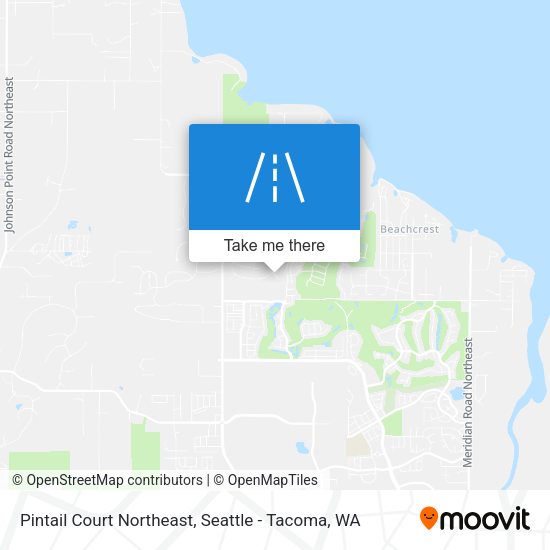 Pintail Court Northeast map