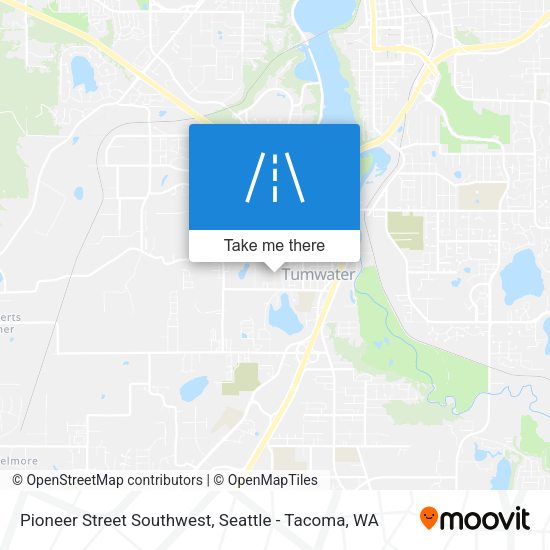 Pioneer Street Southwest map