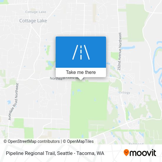 Pipeline Regional Trail map