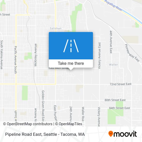 Mapa de Pipeline Road East