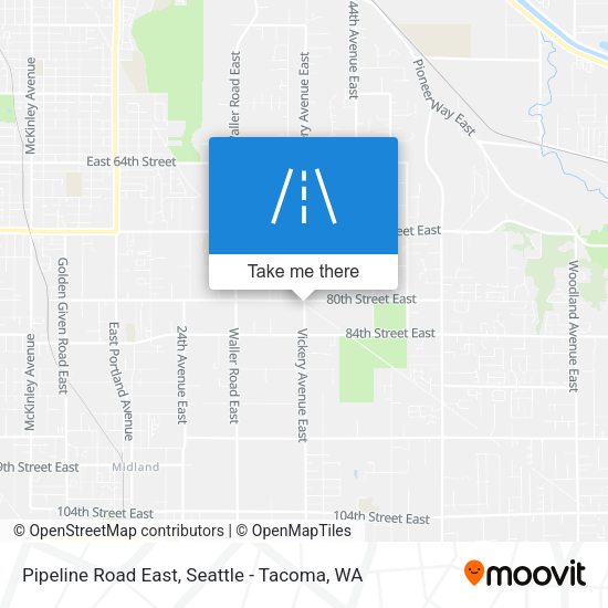 Pipeline Road East map