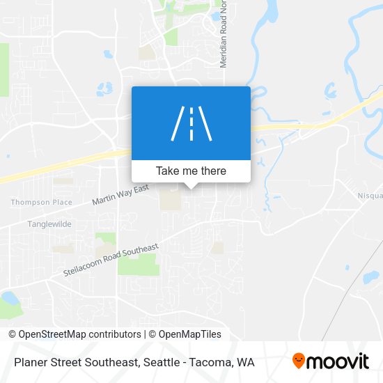 Mapa de Planer Street Southeast