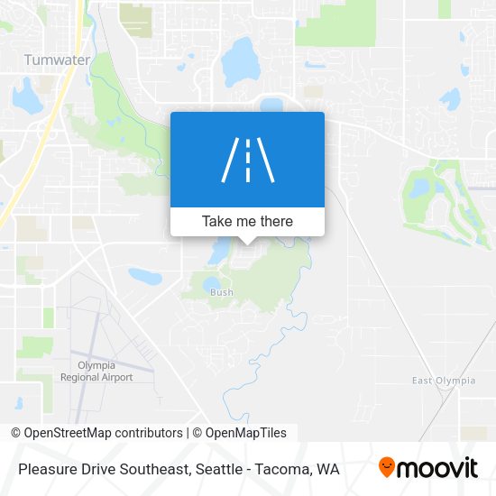 Mapa de Pleasure Drive Southeast