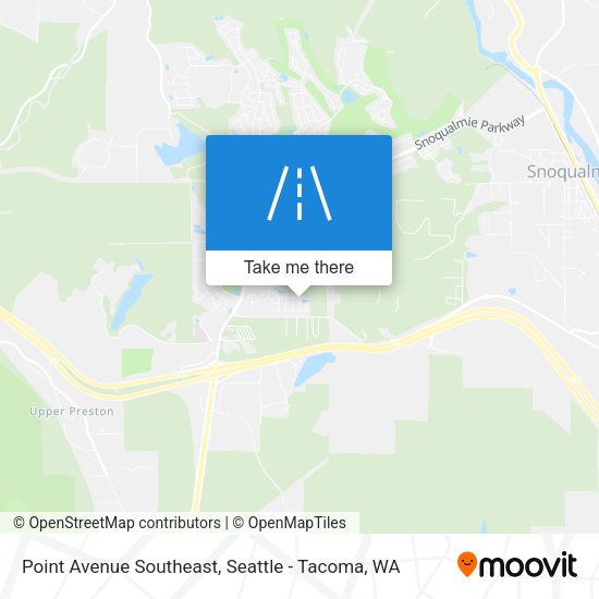 Mapa de Point Avenue Southeast