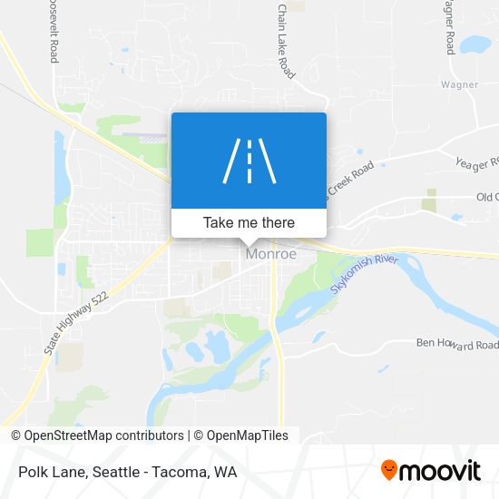 Mapa de Polk Lane