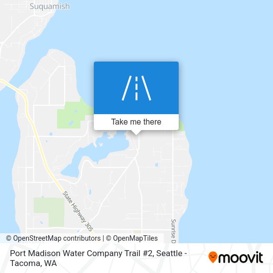 Port Madison Water Company Trail #2 map
