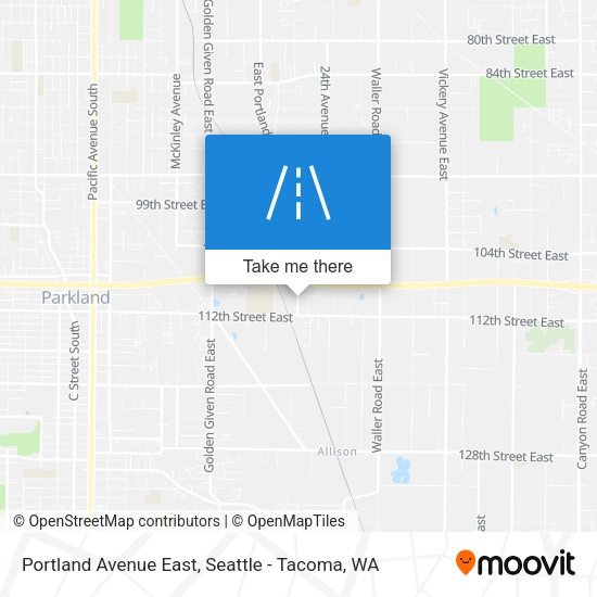 Portland Avenue East map