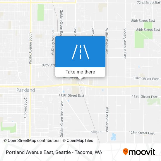 Portland Avenue East map