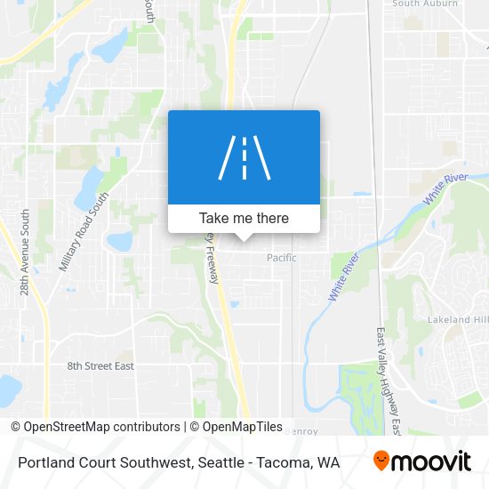 Portland Court Southwest map